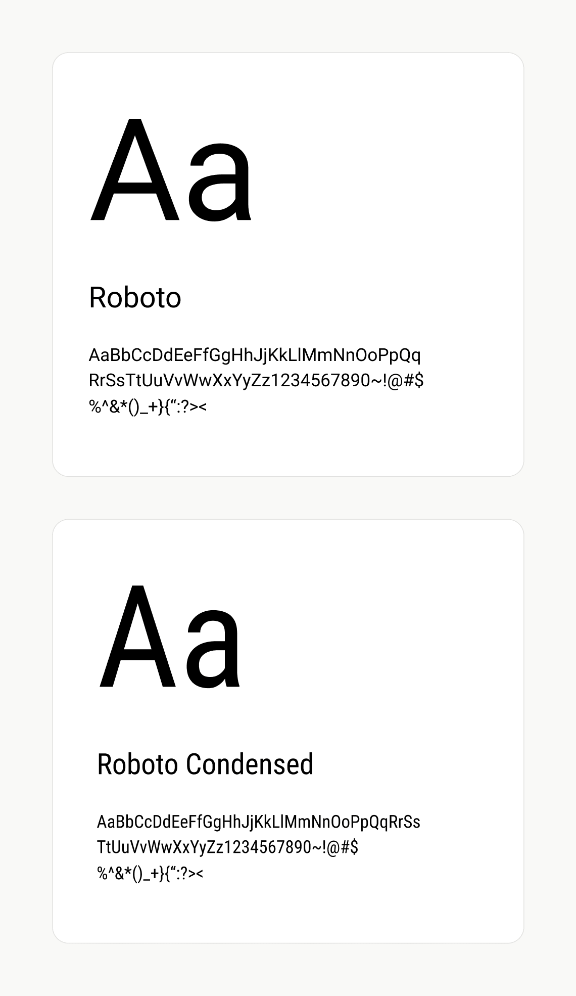 Fonts